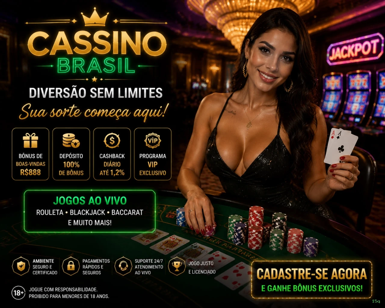 Jogos de Cassino 15q - Variedade Incrível com Grandes Prêmios