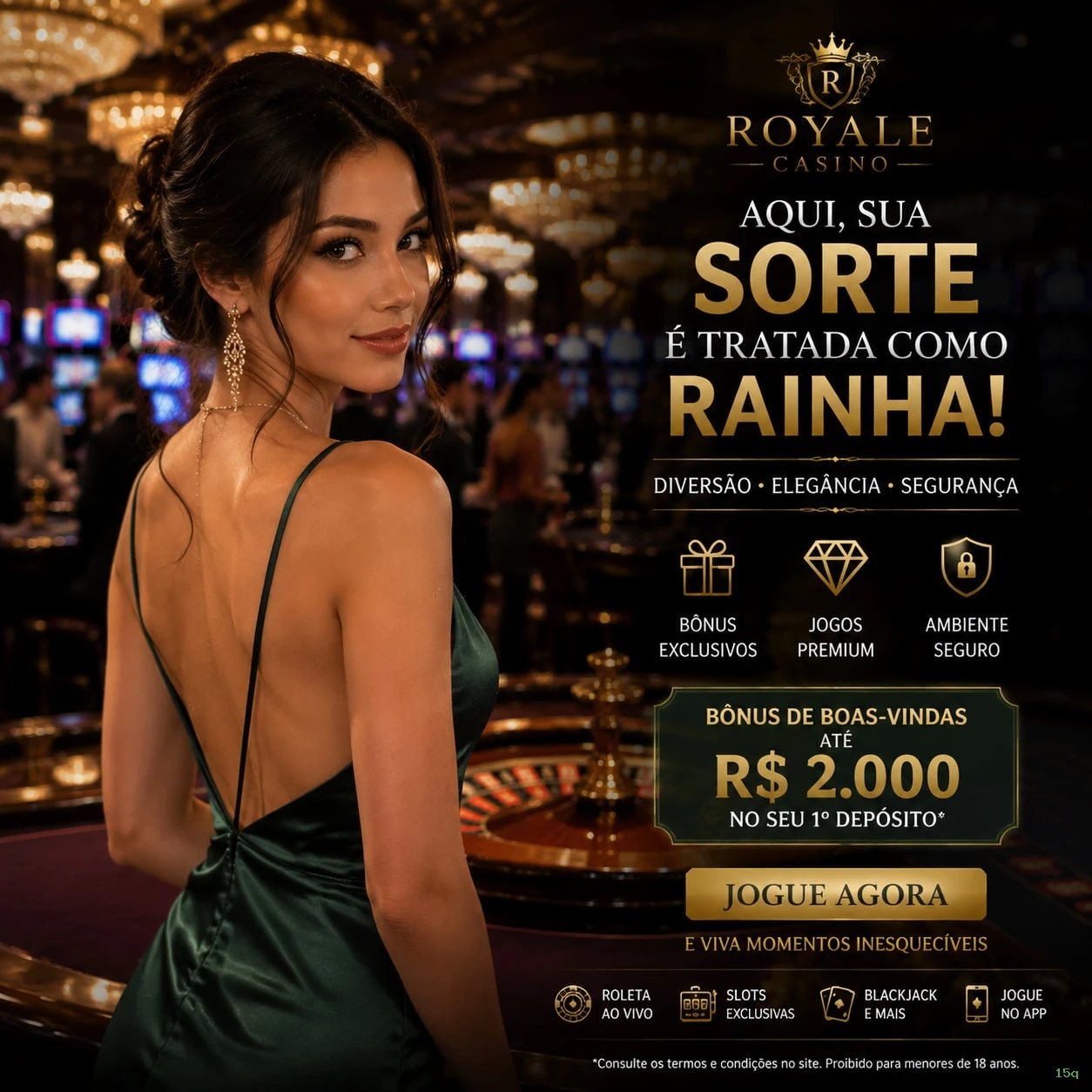 Jogos de Mesa Premium 15q - Blackjack, Roleta, Baccarat